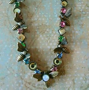 Vintage Mary Demarco La Contessa bee necklace